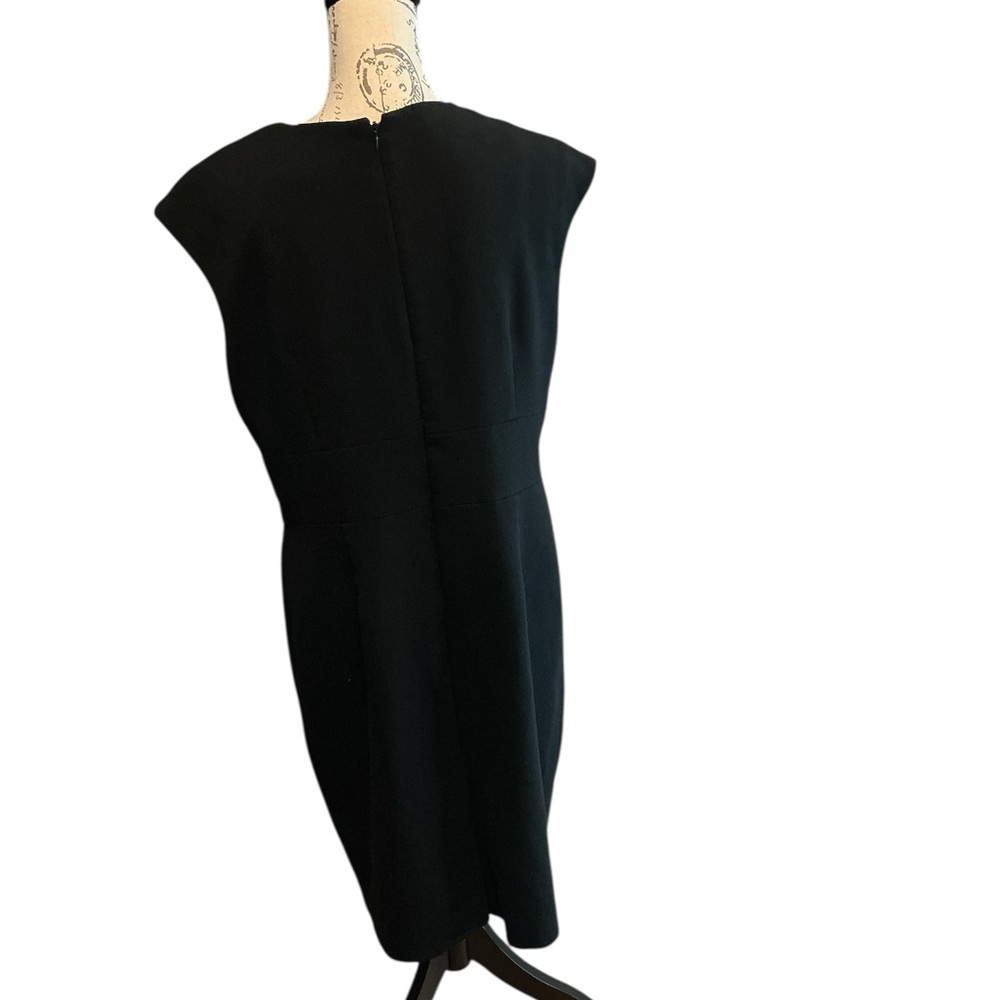 Kasper Elegant Black Asymmetrical Dress Size 12 - Picture 7 of 7